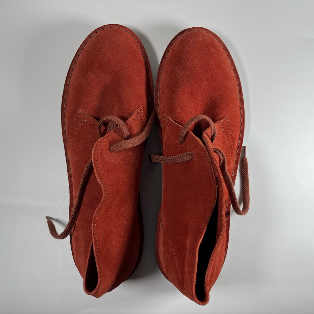 Crewcuts Kids Rust Suede Dress Shoes